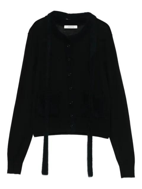 round-neck cashmere cardigan by DOROTHEE SCHUMACHER