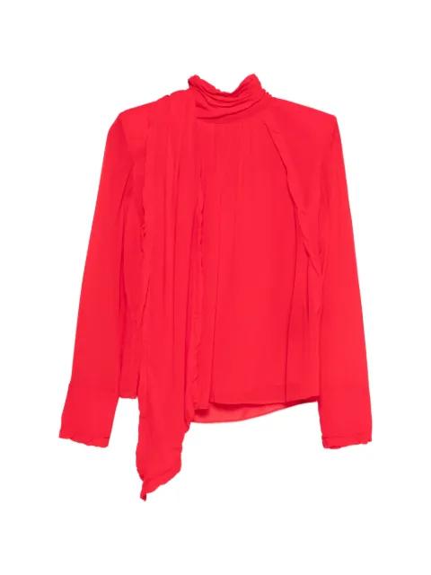 ruffled high-neck blouse by DOROTHEE SCHUMACHER
