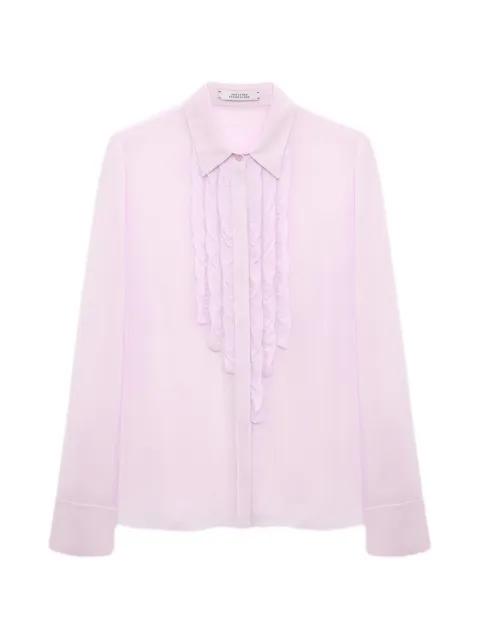 ruffled sheer blouse by DOROTHEE SCHUMACHER