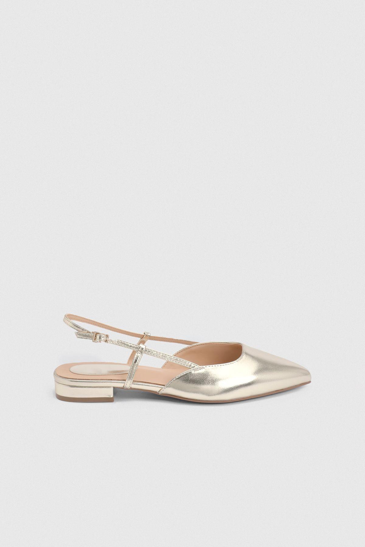 Bianca Faux Leather Pointed SlingBack Flats by DOROTHY PERKINS