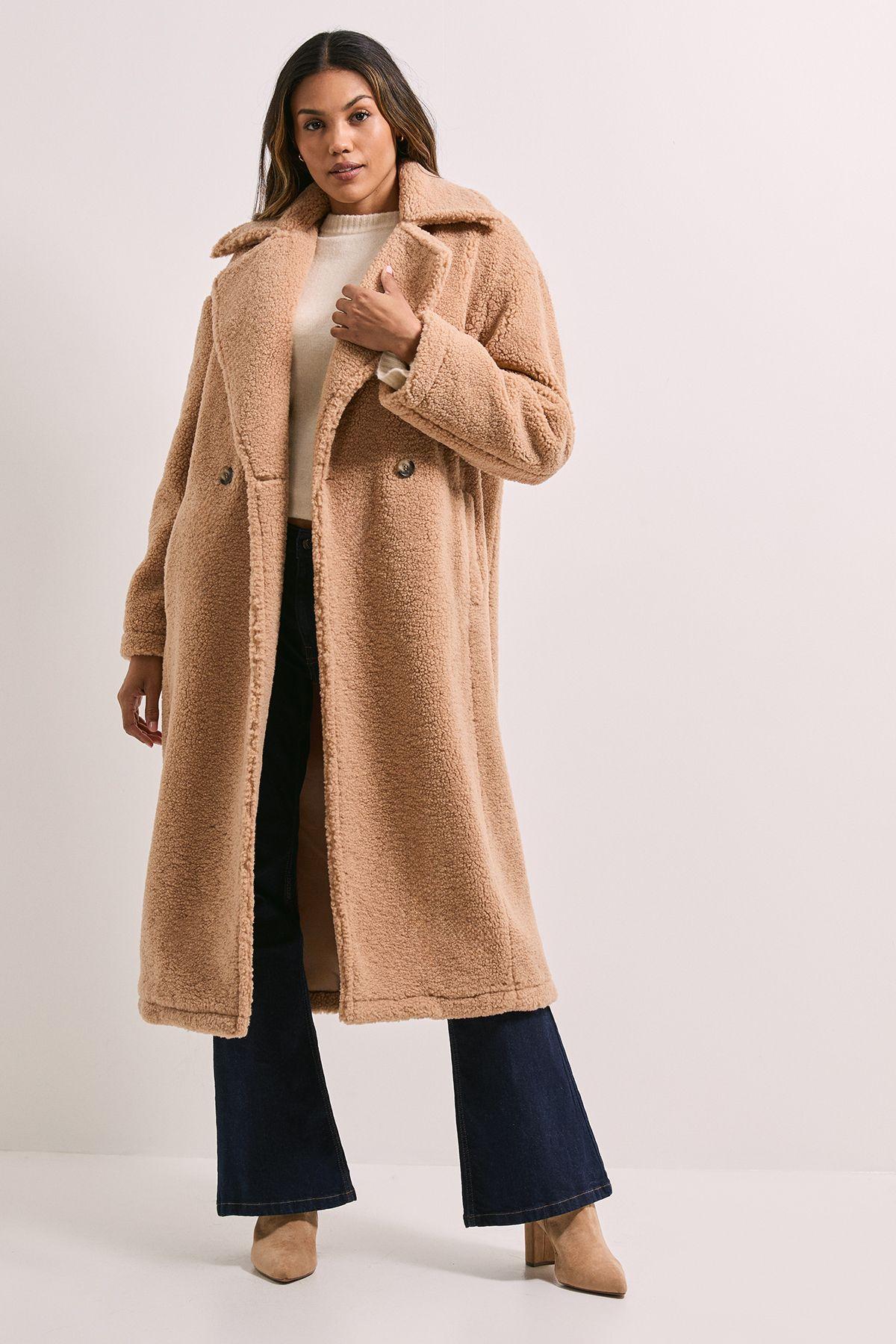 Cosy Teddy Oversized Coat by DOROTHY PERKINS
