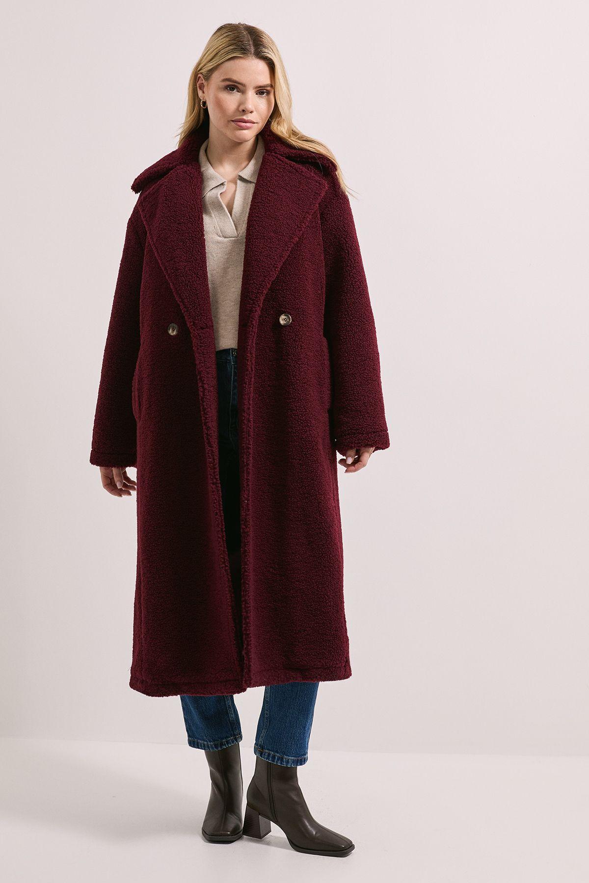 Cosy Teddy Oversized Coat by DOROTHY PERKINS