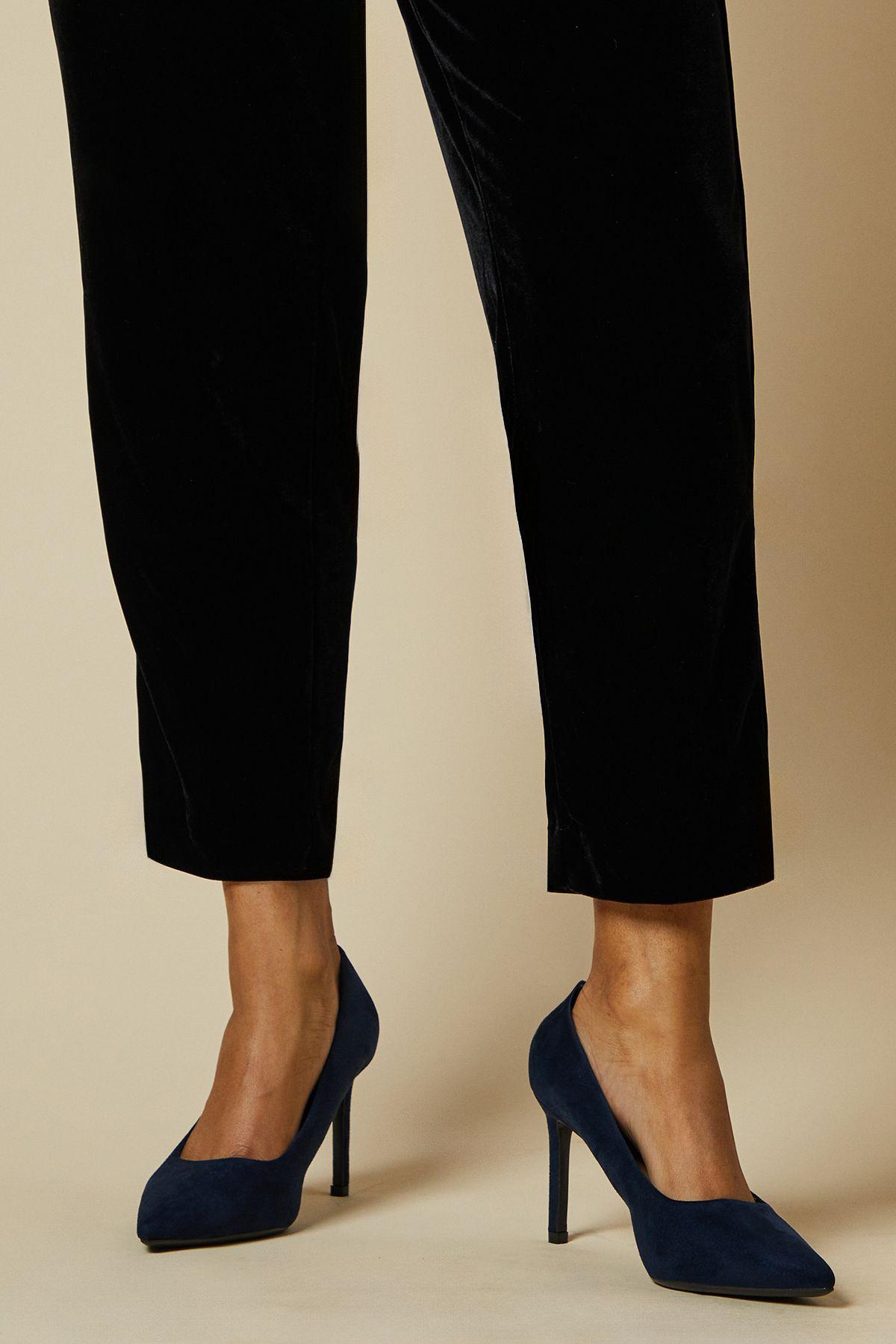 Dash Faux Suede Pointed High Stiletto Heel Court Shoes by DOROTHY PERKINS
