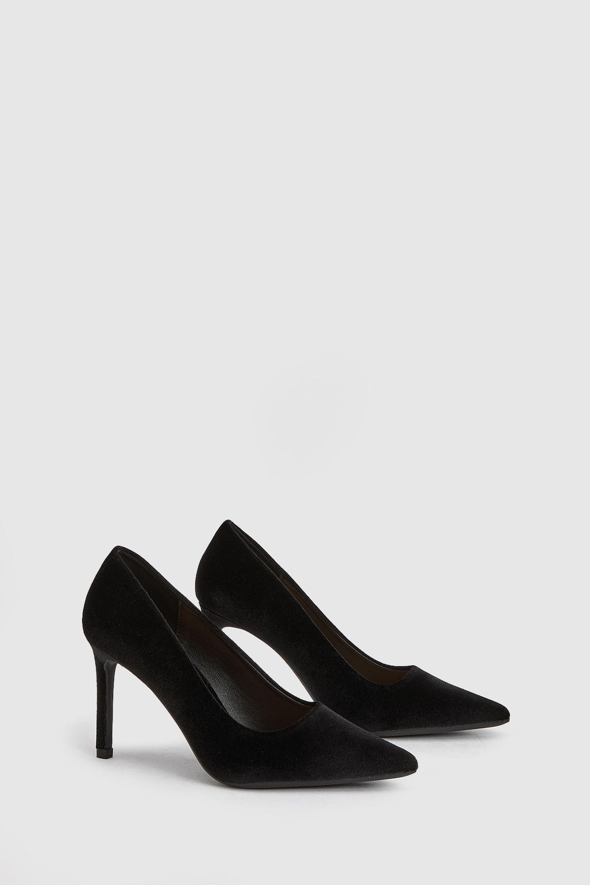 Dash Velvet Pointed High Stiletto Heel Court Shoes by DOROTHY PERKINS