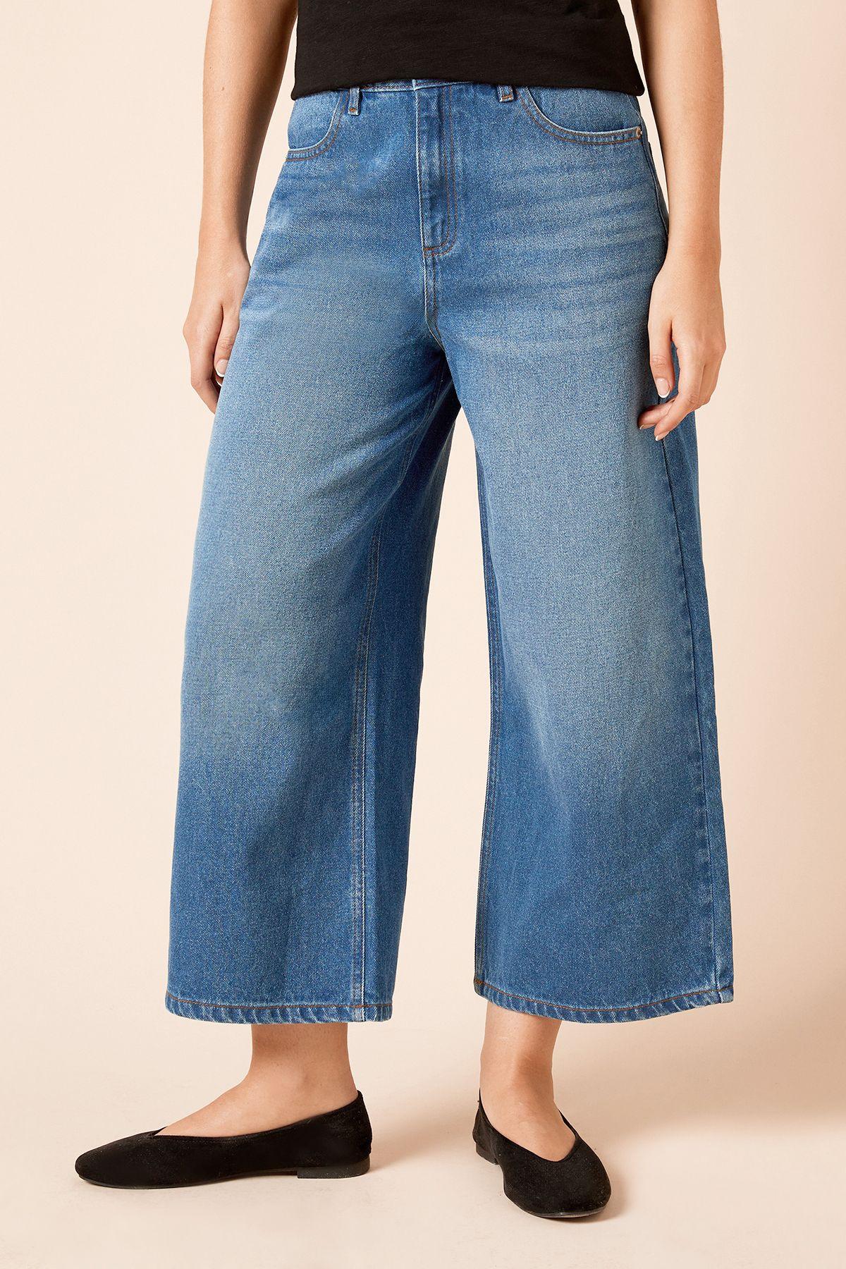 Denim Culotte Jeans by DOROTHY PERKINS