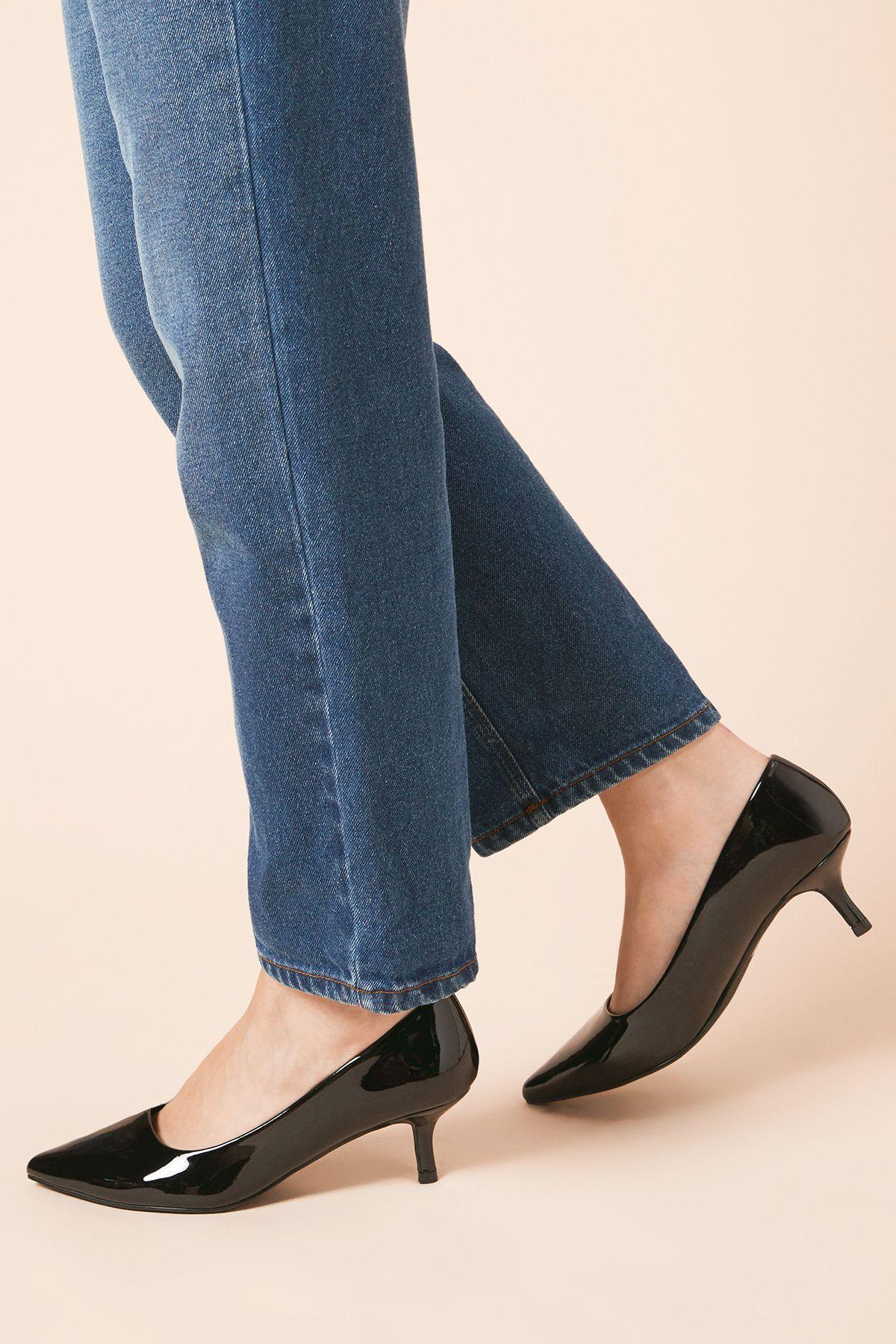 Dove Kitten Heel Court Shoes by DOROTHY PERKINS