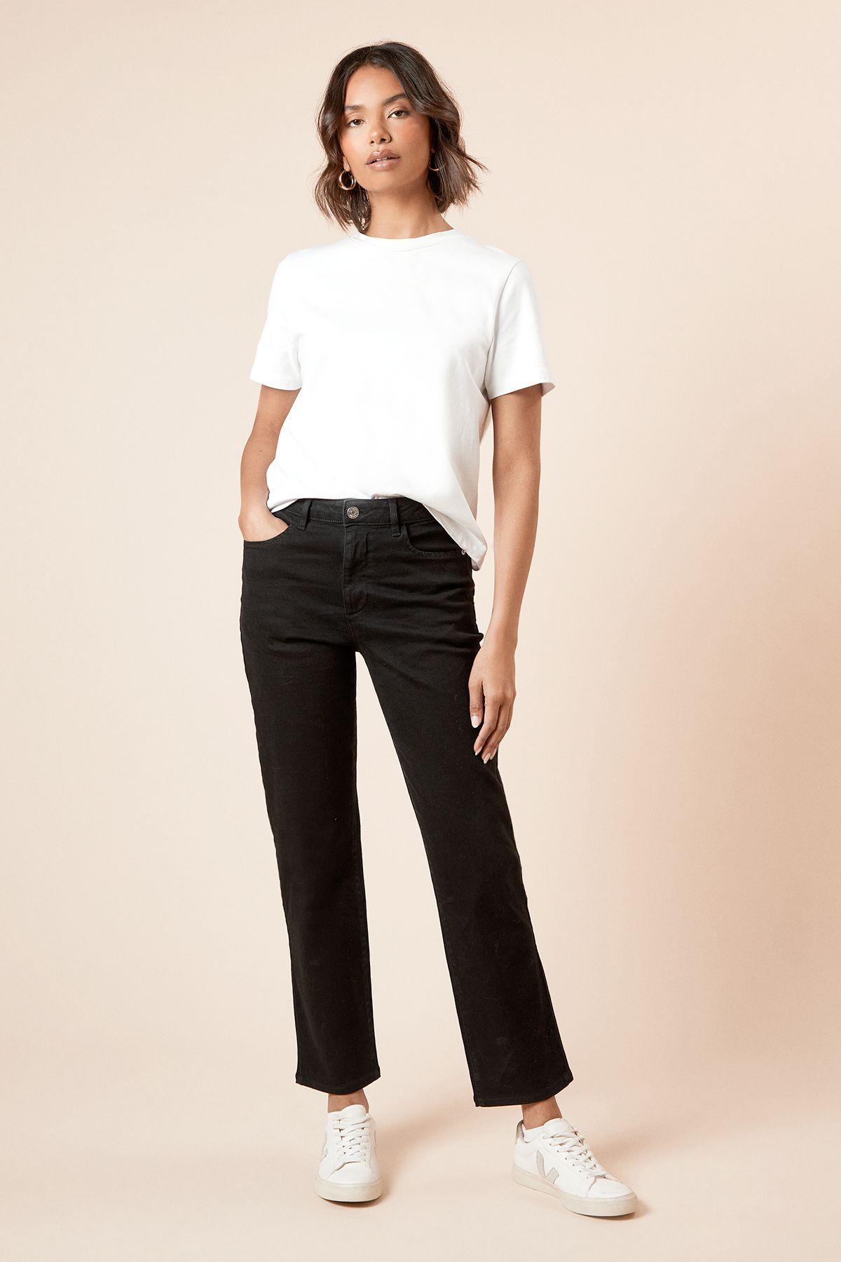 High Rise Straight Leg Jean by DOROTHY PERKINS