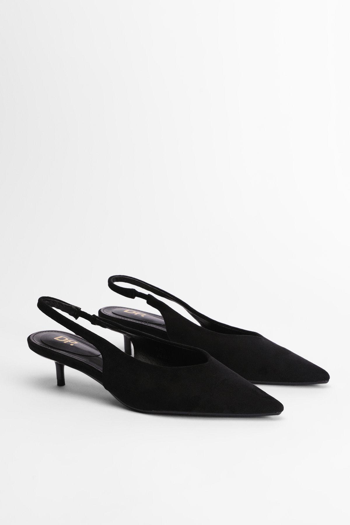 Iris Faux Suede Slingback Kitten Heel Court Shoes by DOROTHY PERKINS