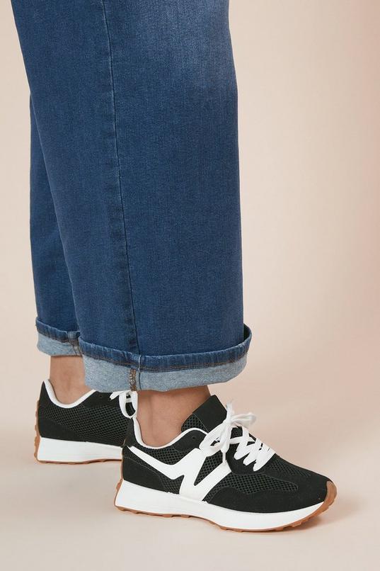 Kinsella Faux Suede Mix Material Lace Up Trainers by DOROTHY PERKINS Kinsella Faux Suede Mix Material Lace Up Trainers by DOROTHY PERKINS