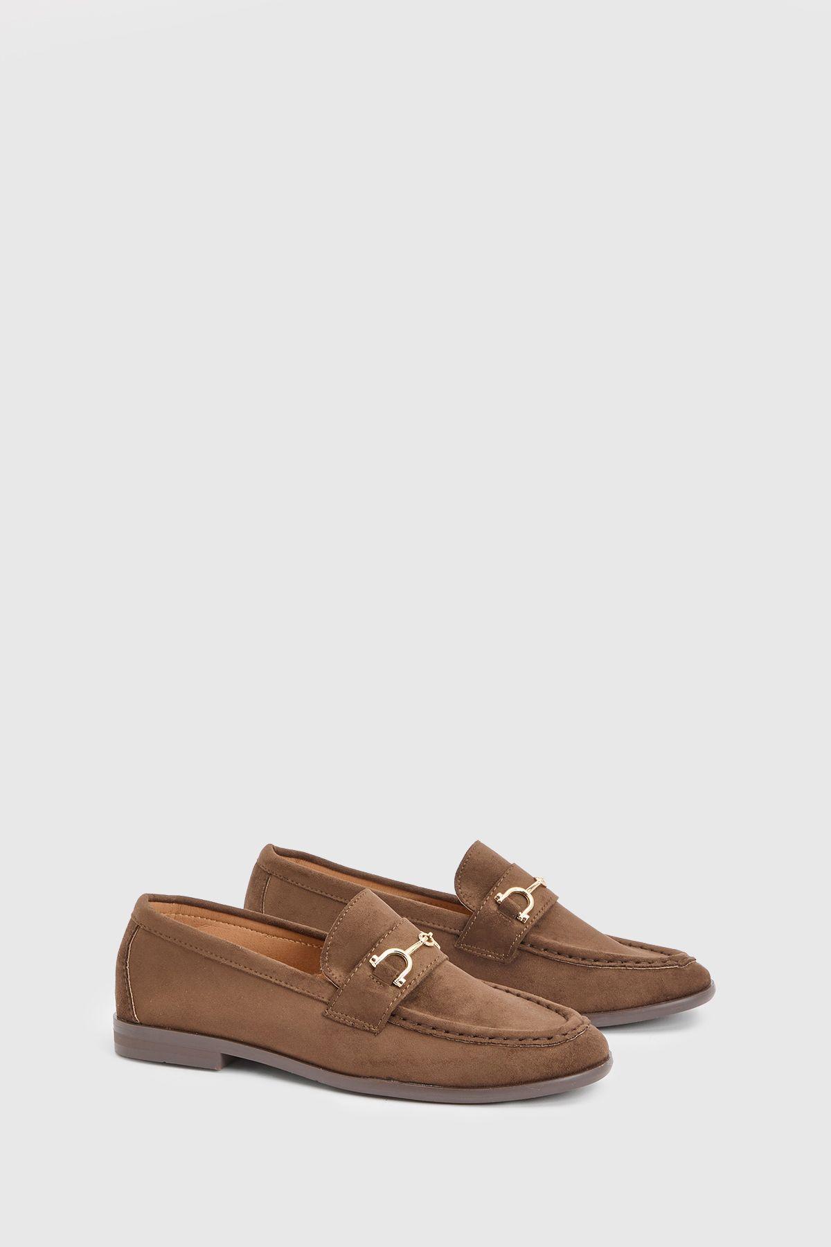 Pandie Faux Suede Trim Loafers by DOROTHY PERKINS
