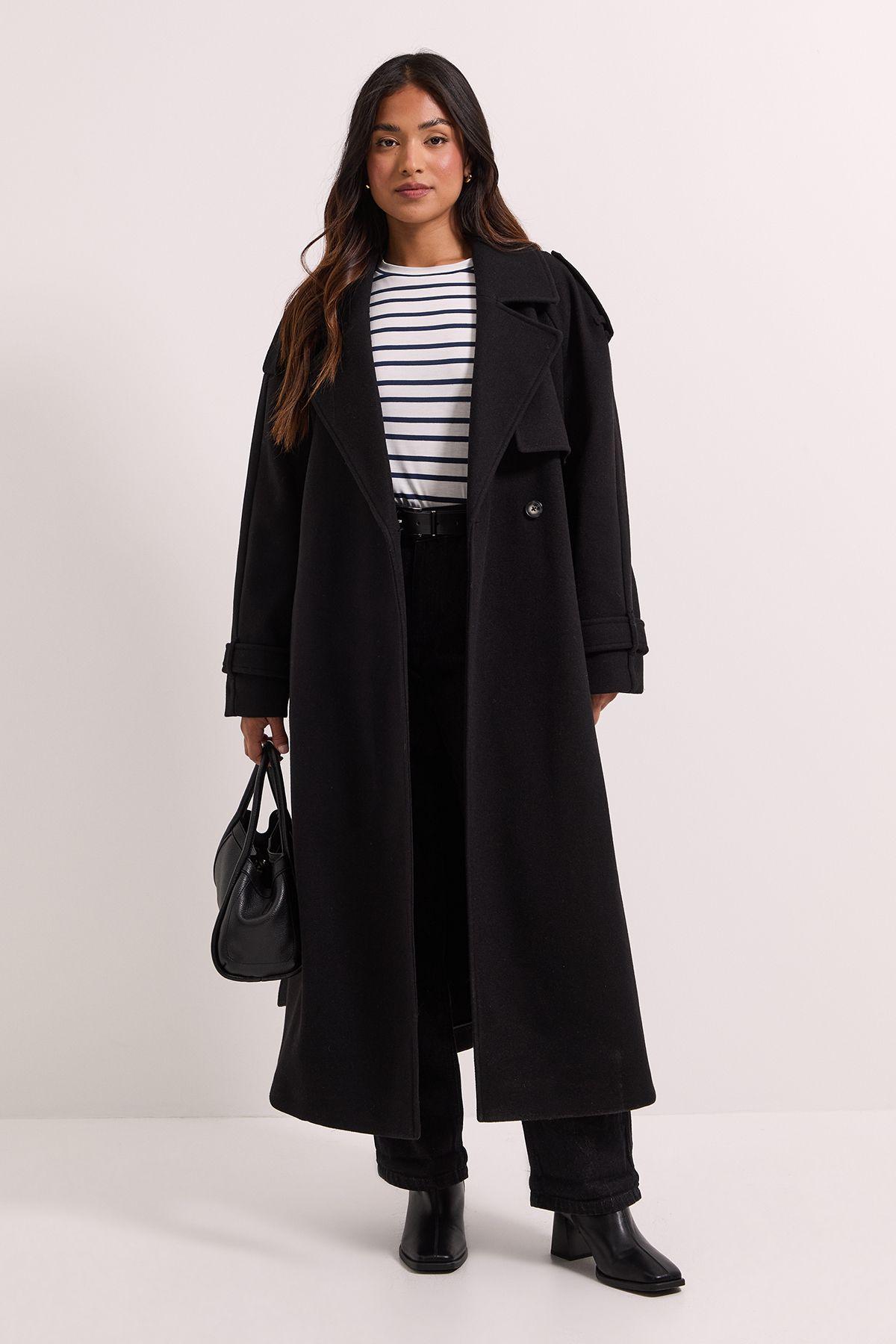 Petite Belted Trench by DOROTHY PERKINS
