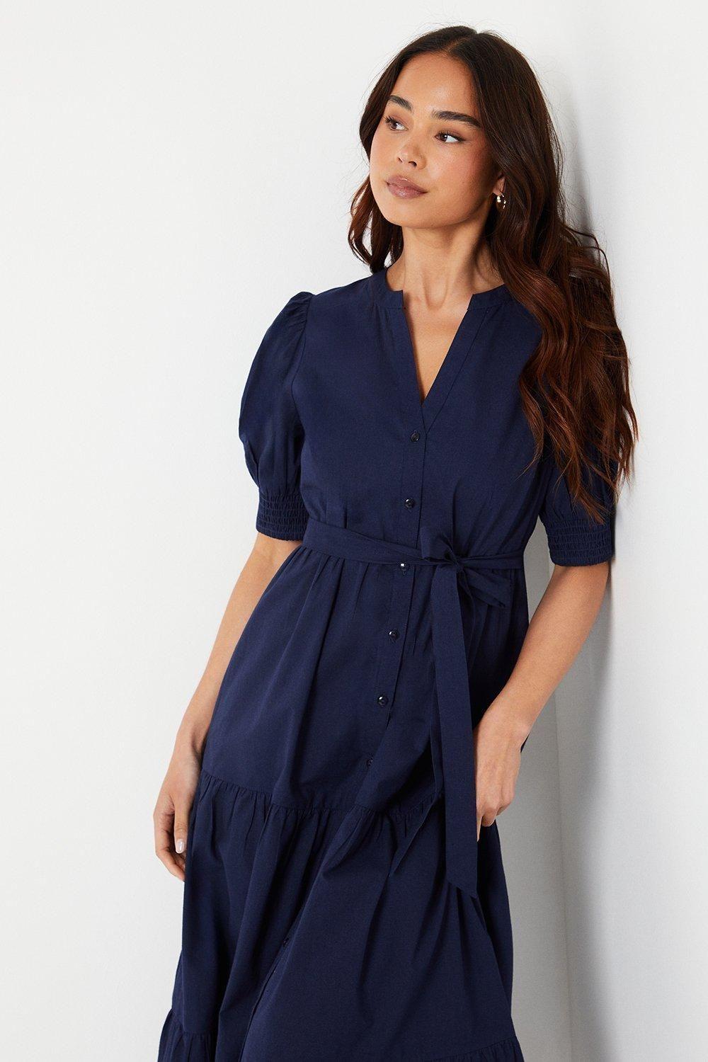 Petite Poplin Shirt Dress by DOROTHY PERKINS