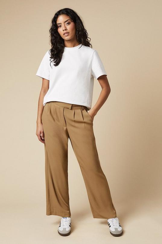 Petite Straight Leg Trousers by DOROTHY PERKINS