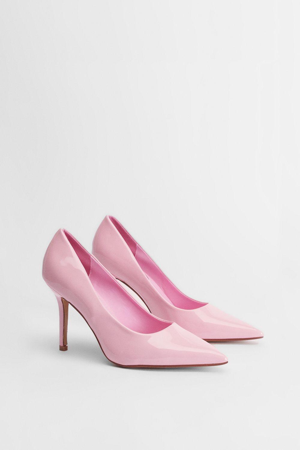 Sidnie Faux Leather Stiletto High Heeled Court Shoes by DOROTHY PERKINS