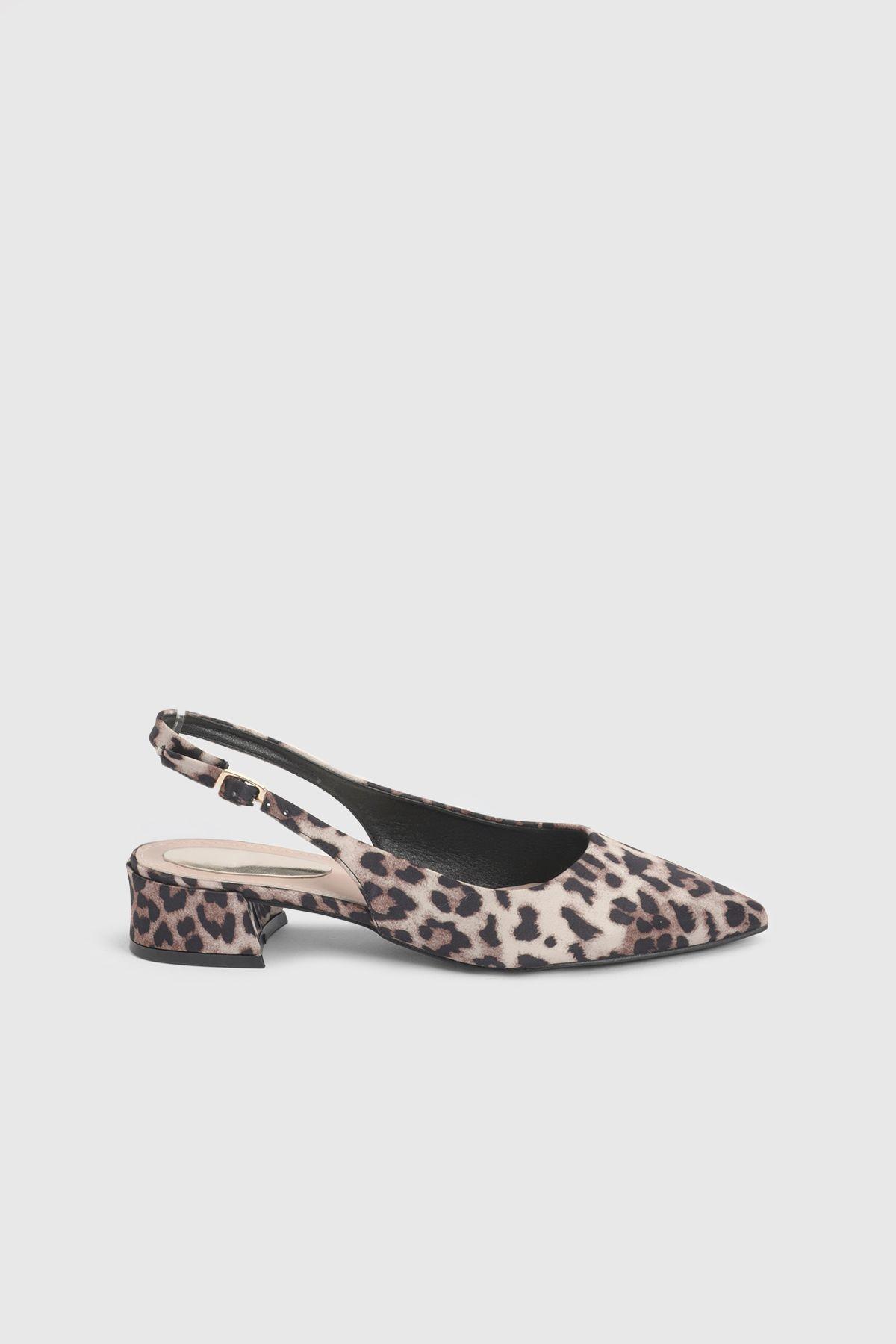 Tamara Low Block Heel Slingback Pointed Ballerinas by DOROTHY PERKINS