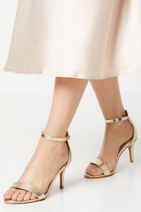 Tasha Barely There Medium Stiletto Heel Sandals by DOROTHY PERKINS