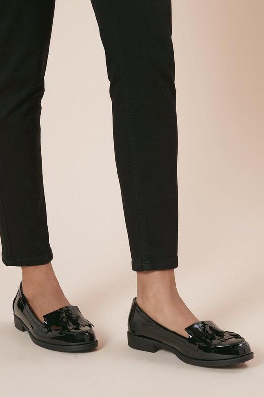 Wide Fit Leigh Fringe Loafers by DOROTHY PERKINS