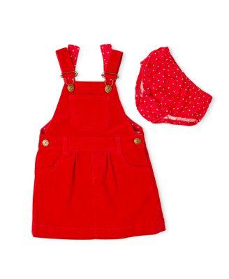 Girls' Ochre Corduroy Overall Dress - Baby by DOTTY DUNGAREES