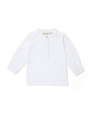 Unisex Maxi Top - White - Baby by DOTTY DUNGAREES