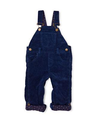 Unisex Navy Corduroy Overalls - Baby by DOTTY DUNGAREES
