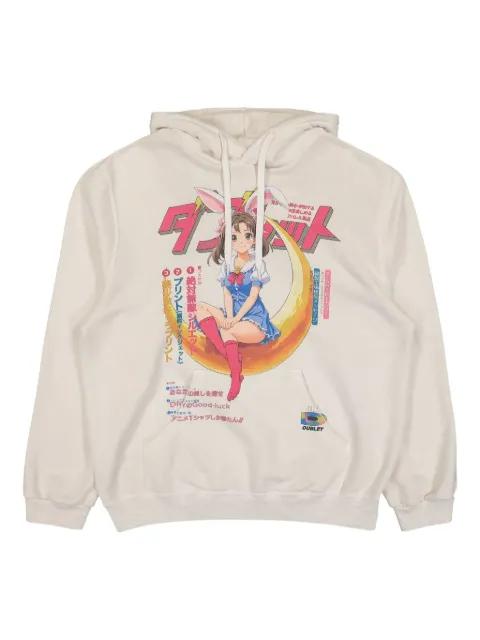 Anime-print hoodie by DOUBLET