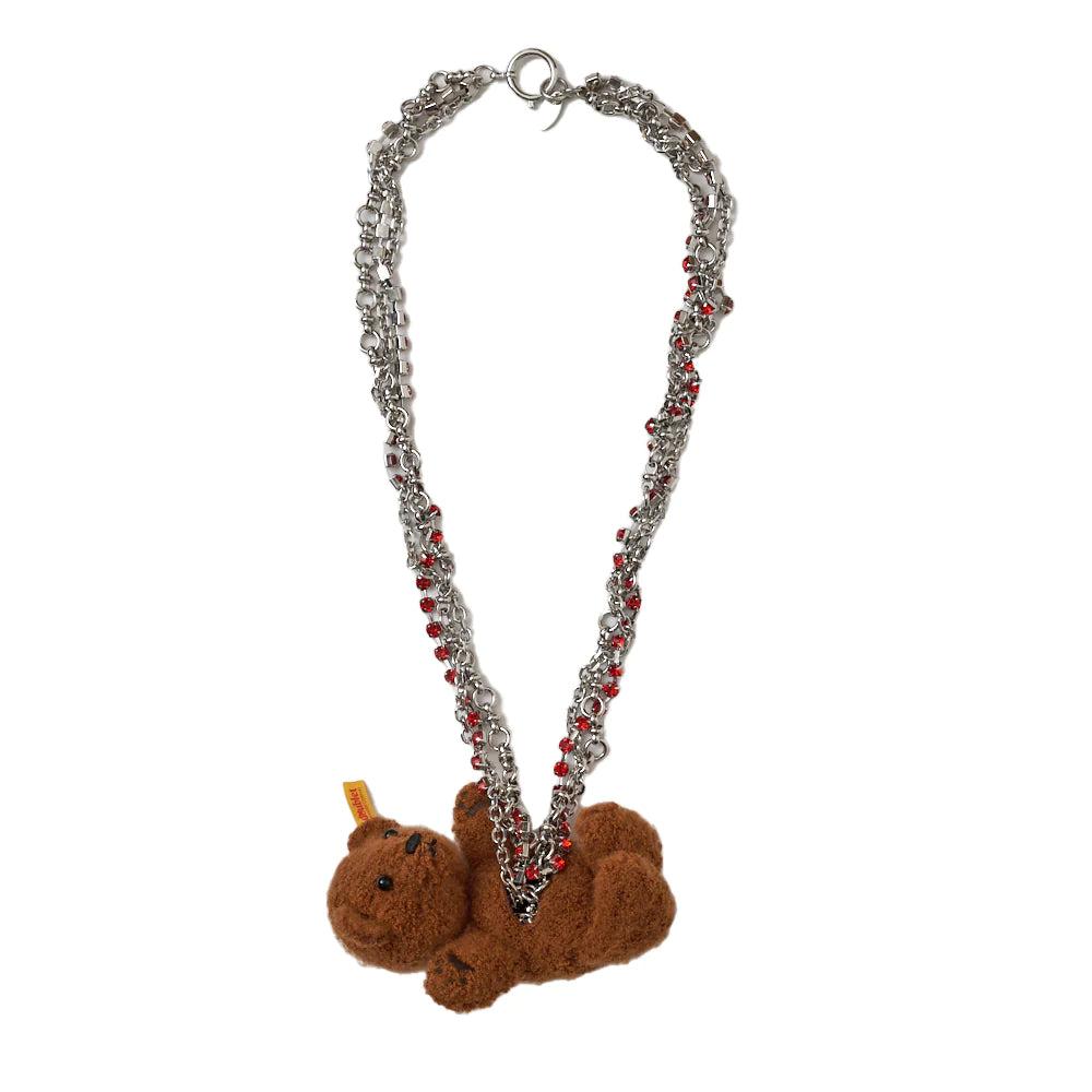 DOUBLET - Stuffed Bear Necklace - (Brown) by DOUBLET