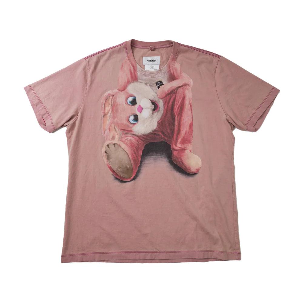 DOUBLET - Stuffed Rabbit During Break T-Shirt - (Pink) by DOUBLET