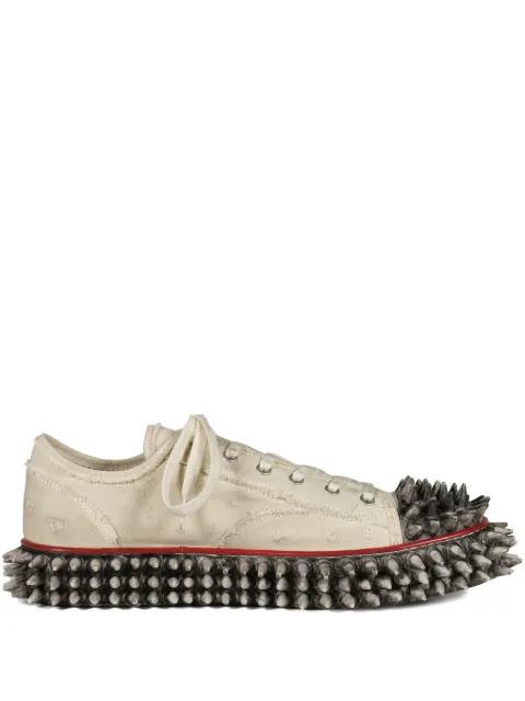 Dirty Spike Toe sneakers by DOUBLET