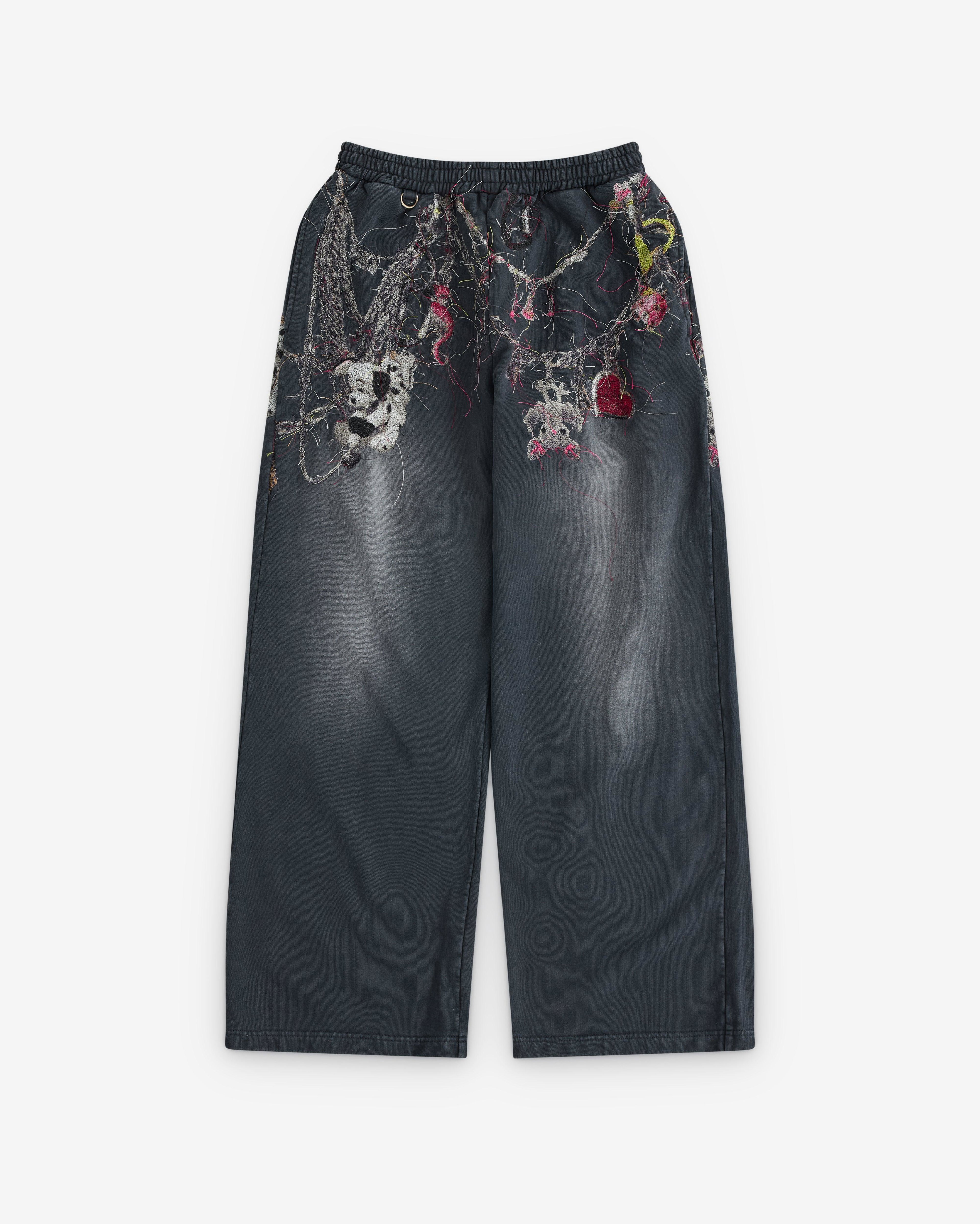 Doublet - Men’s Embroidered Chain Sweatpants - (Grey) by DOUBLET