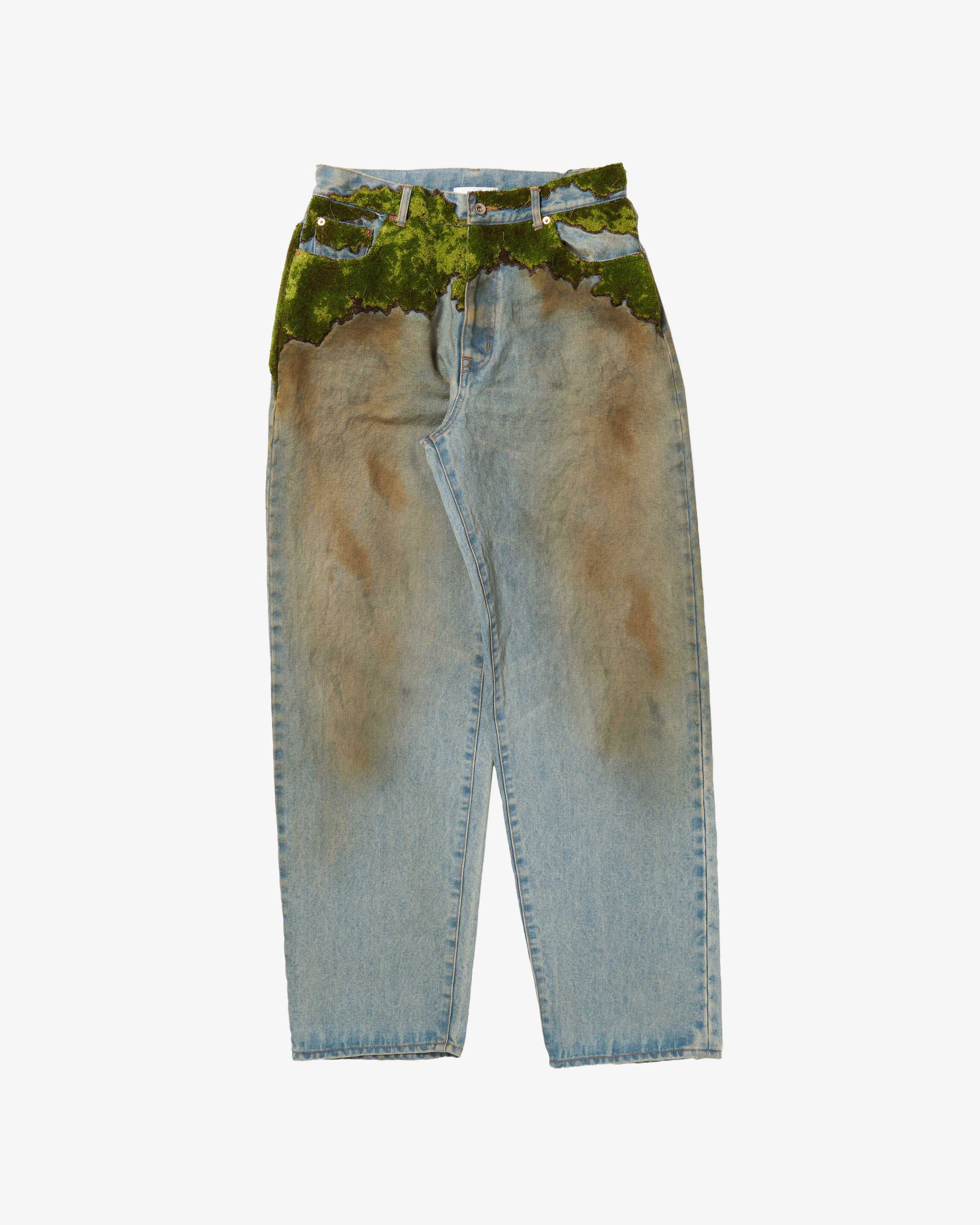Doublet - Men's Moss-Grown Wood Denim Pants - (Indigo) by DOUBLET