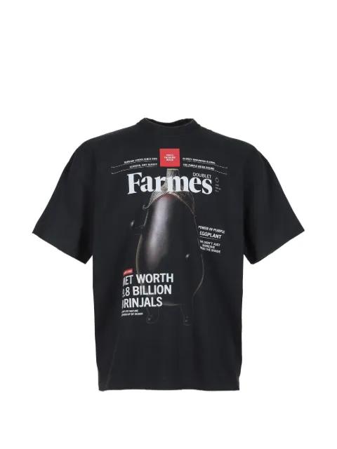 Farmes Magazine Cover T-shirt by DOUBLET