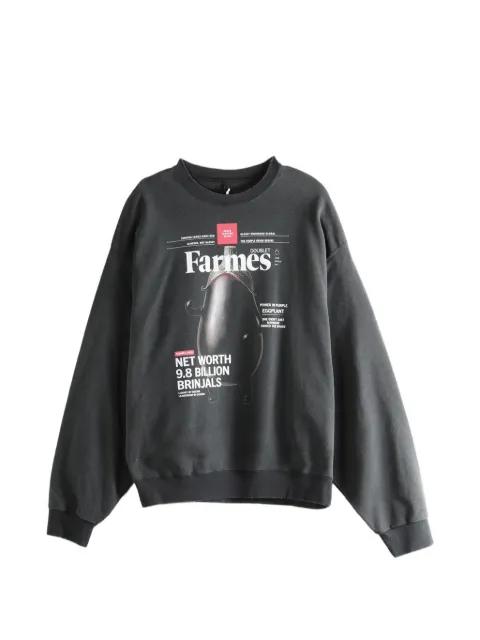 Farmes Magazine Cover printed sweatshirt by DOUBLET
