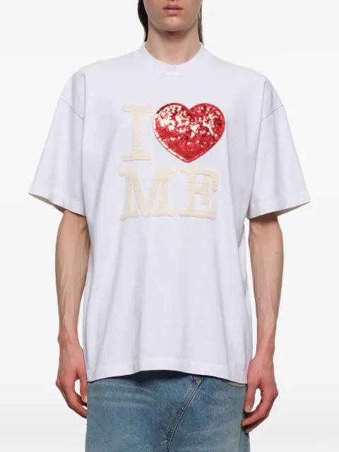 Grip-Love sequin-embellished T-shirt by DOUBLET