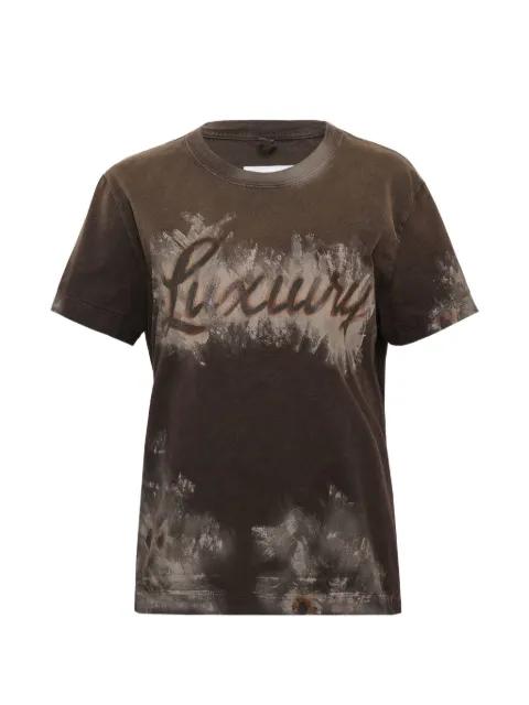 Luxury Mud Paint T-shirt by DOUBLET