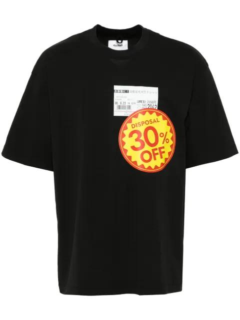 disposal reduction T-shirt by DOUBLET