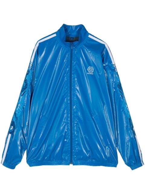 embroidered zip-up jacket by DOUBLET