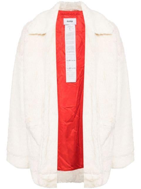 hand-painted faux-fur jacket by DOUBLET