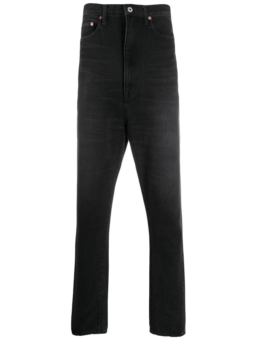 high-waist trousers by DOUBLET