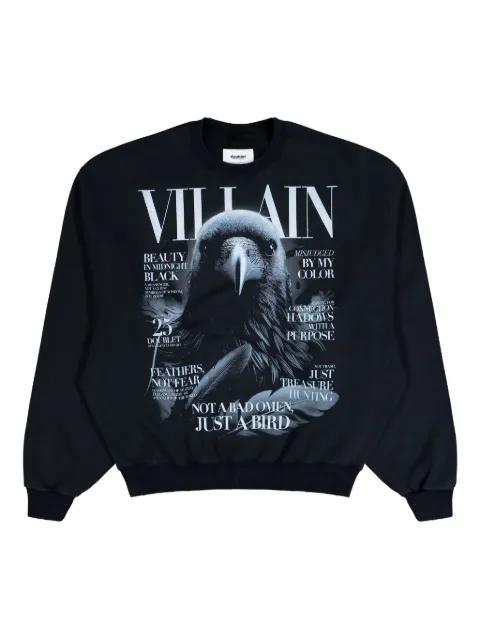 print-detail sweatshirt by DOUBLET