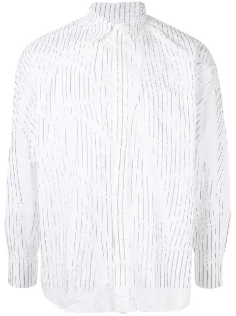 striped shirt by DOUBLET