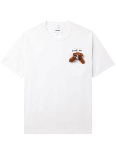 teddy bear cotton T-shirt by DOUBLET