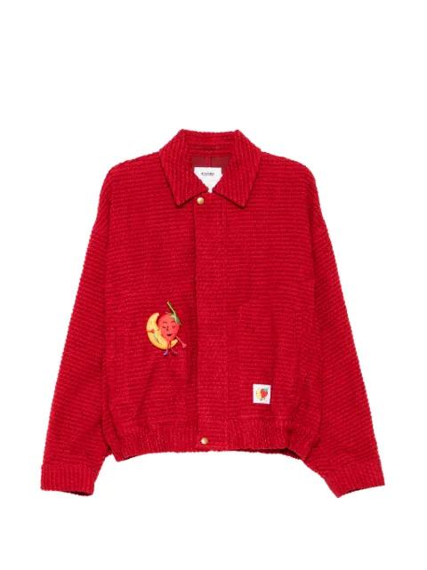 x Sky High Farm strawberry work jacket by DOUBLET