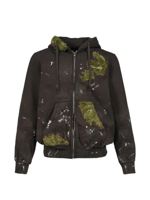zip-up hoodie by DOUBLET