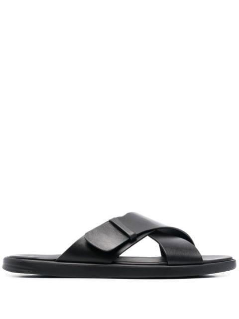 20mm open-toe leather sandals by DOUCAL'S