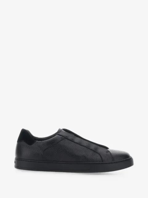 Spencer grainy-leather sneakers by DOUCAL'S