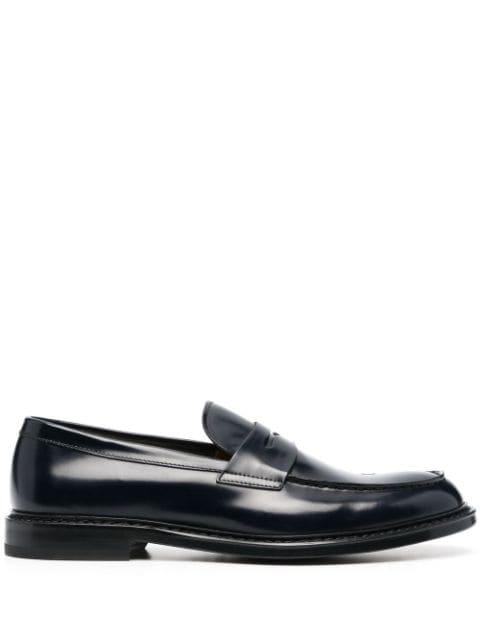 almond-toe leather loafers by DOUCAL'S