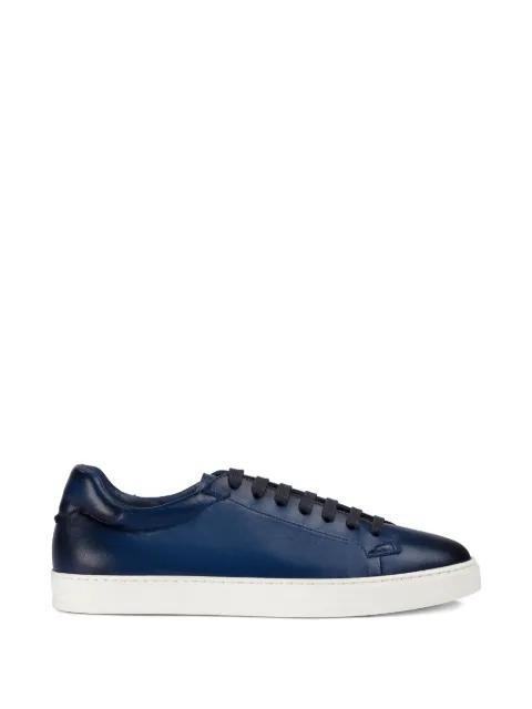blue leather sneakers by DOUCAL'S