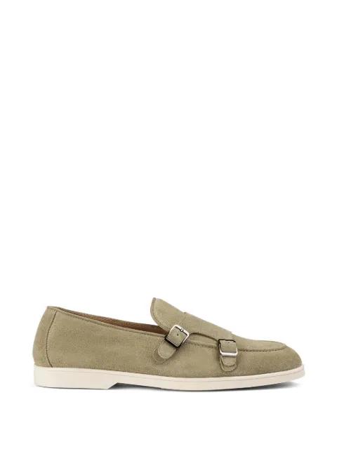 double-buckle suede loafers by DOUCAL'S