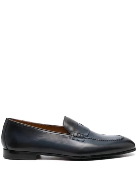 flat leather loafers by DOUCAL'S
