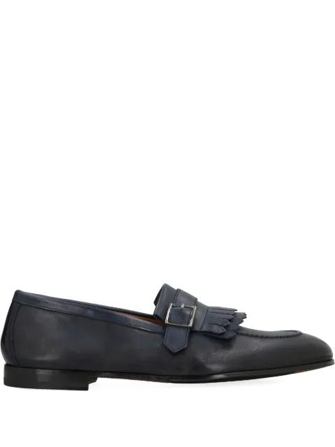 fringed buckle loafers by DOUCAL'S